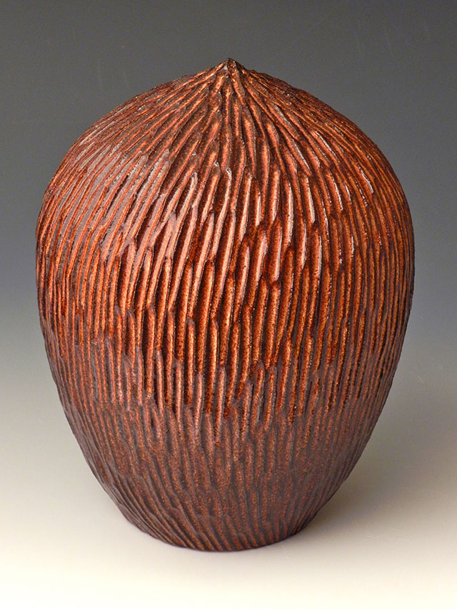 Fire Glaze Sculpture by the author, 2012, 25cm x 35cm tall (photo by author)